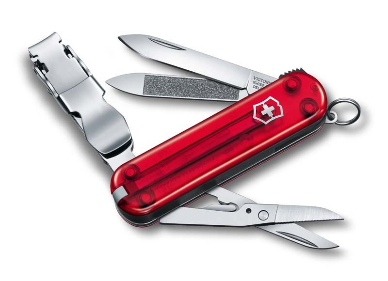 Нож Victorinox Nail Clip 580 65мм 8 функций красный - фото 1