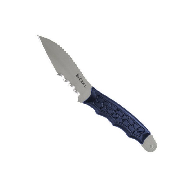 Нож CRKT 3011B M.U.K. фикс. клинок сталь 3Cr13 рук. голубая - фото 1