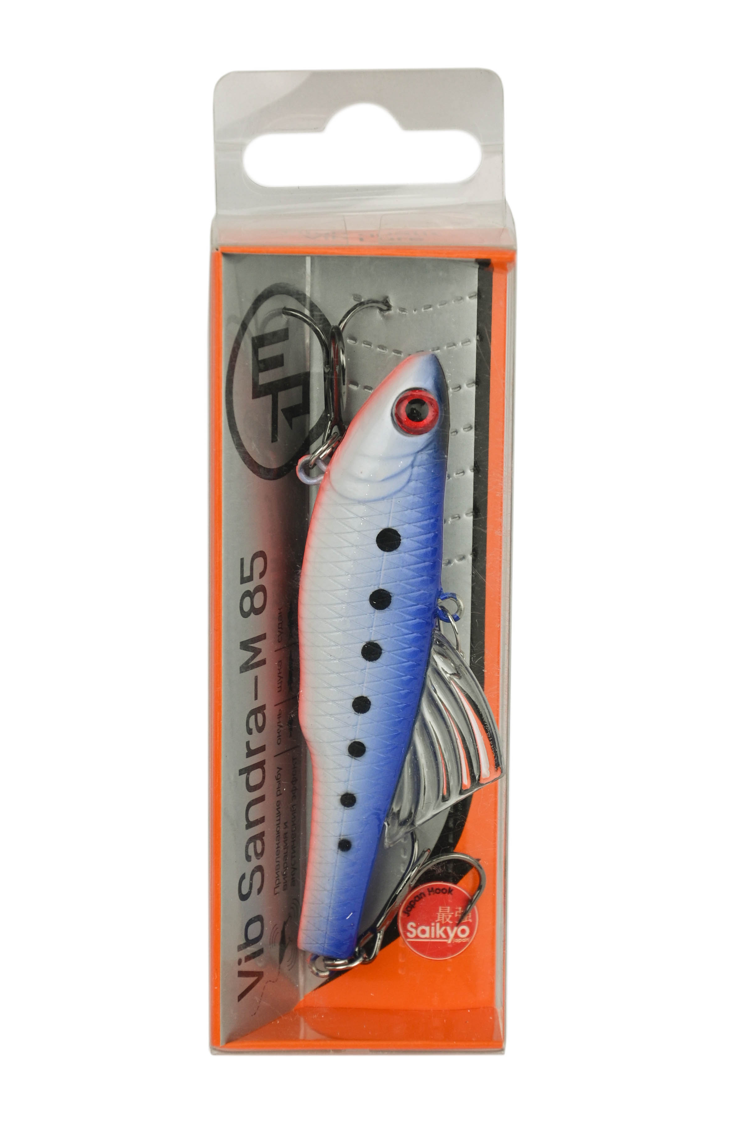 Приманка Ecopro VIB Sandra-M 85мм 19гр 085 Milk Blue Shad