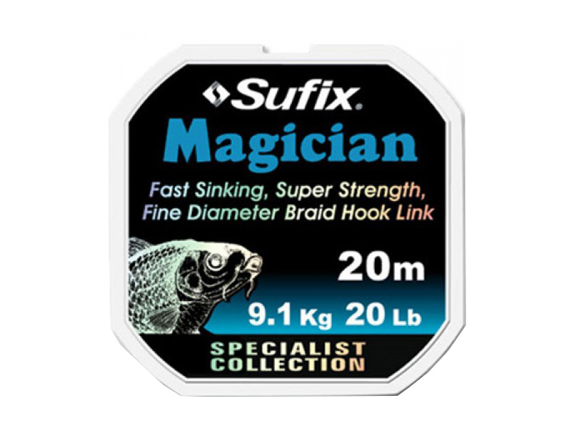 Леска Sufix Magician green fleck 20м 0,24мм 9,1кг - фото 1