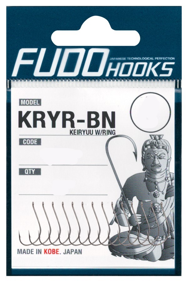 Крючки Fudo Keiryu W/ring KRYR-BN 6201 BN №9