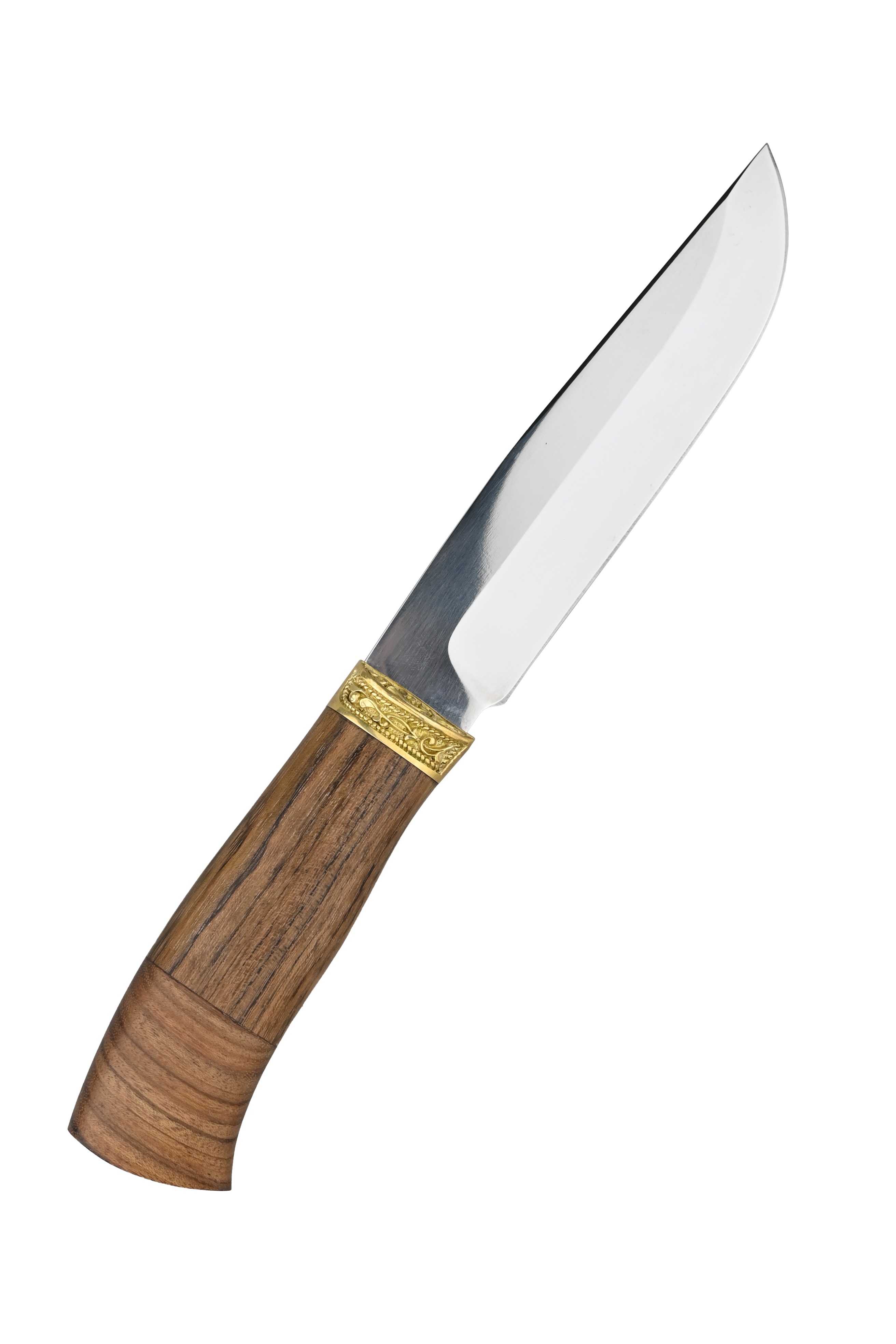 Нож ИП Семин Путник сталь 65х13 литье ценные породы дерева