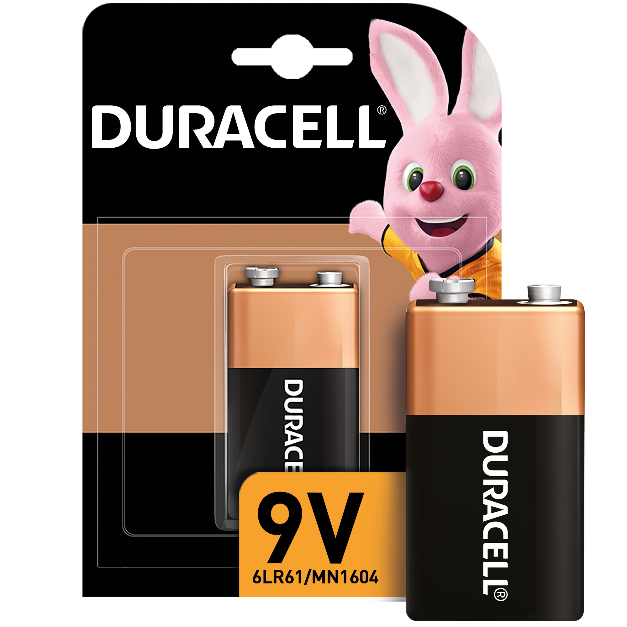 Батарейка Duracell 9V 6LR61 1шт