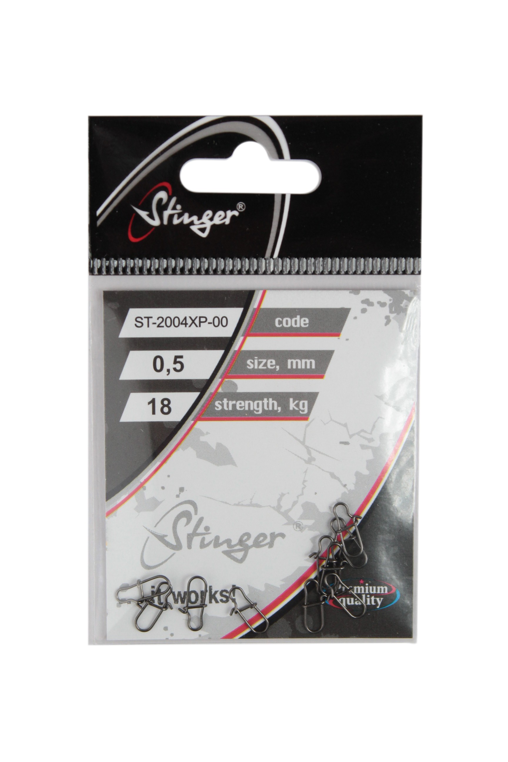 Застежка Stinger ST-2004XP-00 усиленная 10 шт