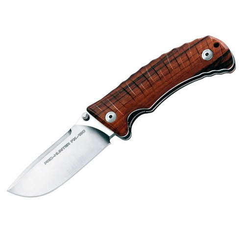 Нож Fox Pro-hunter скл. клинок 9.5 см сталь 440A рукоять дер - фото 1