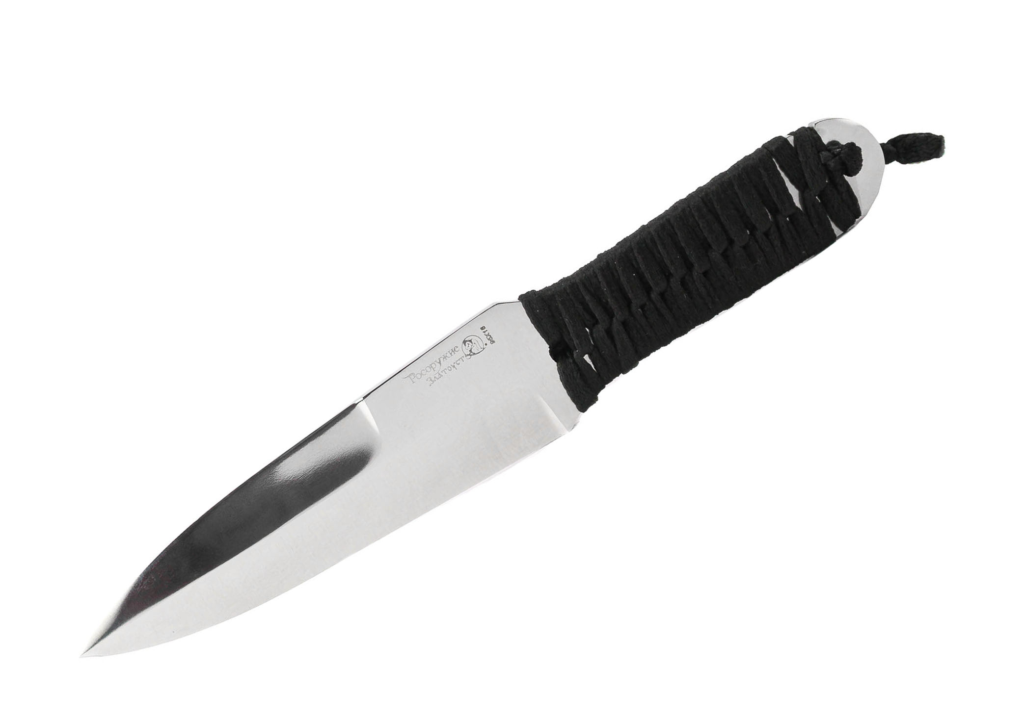 Нож Росоружие Боец-2 сталь 95х18 фиксированный клинок рукоять намотка - фото 1
