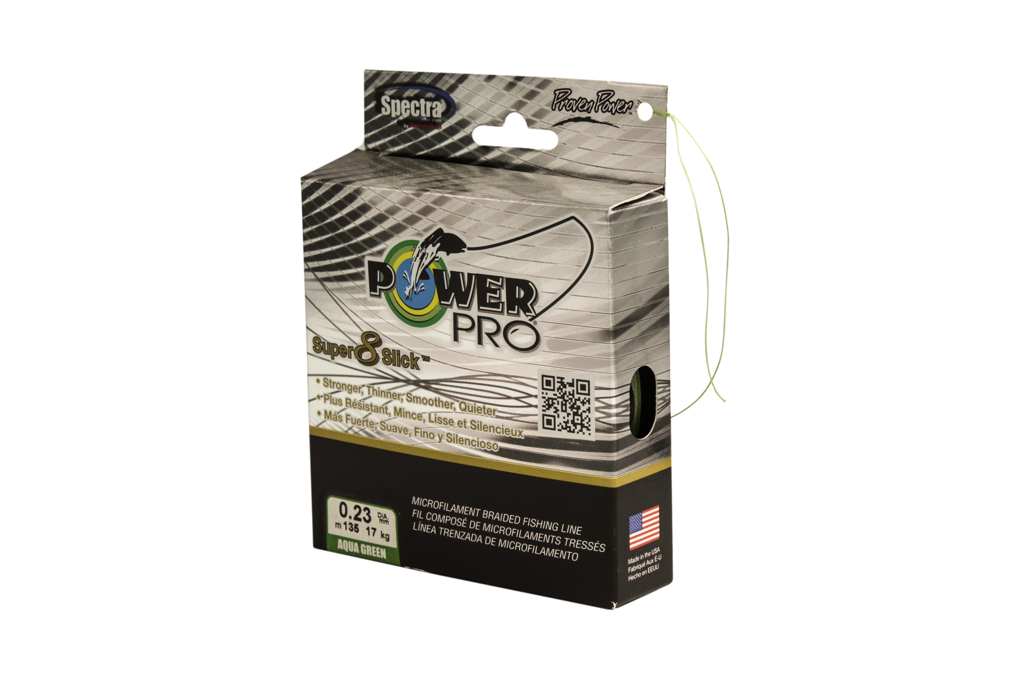Шнур Power Pro Super 8 silck 135м 0,23мм aqua green - фото 1