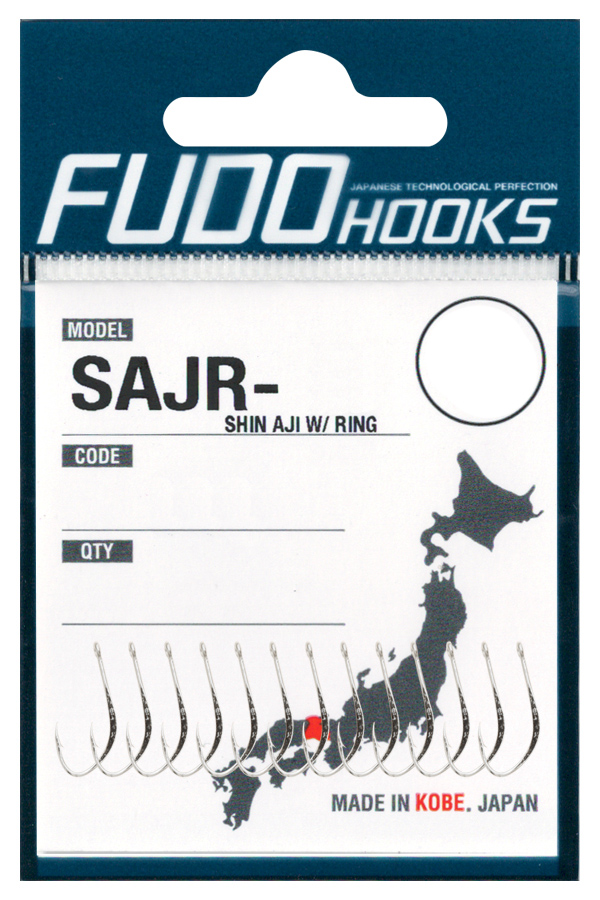 Крючки Fudo Shin Aji W/ Ring SAJR-NK 2500 NK №5 