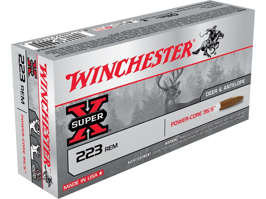 Патрон 223Rem Winchester Super-X Power-core 4,15г - фото 1