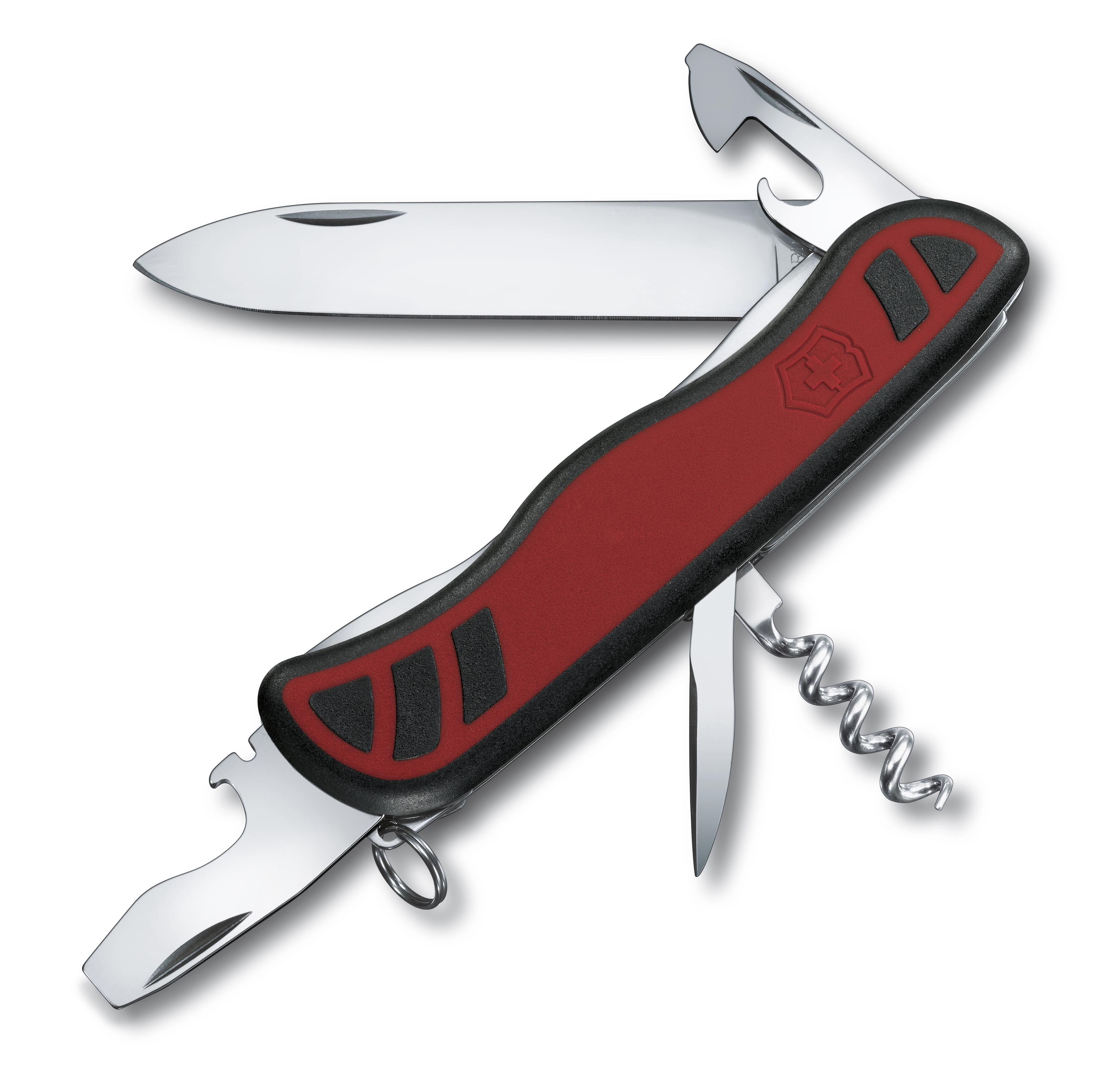 Нож Victorinox Nomad 111мм 11 функций красно-черный - фото 1