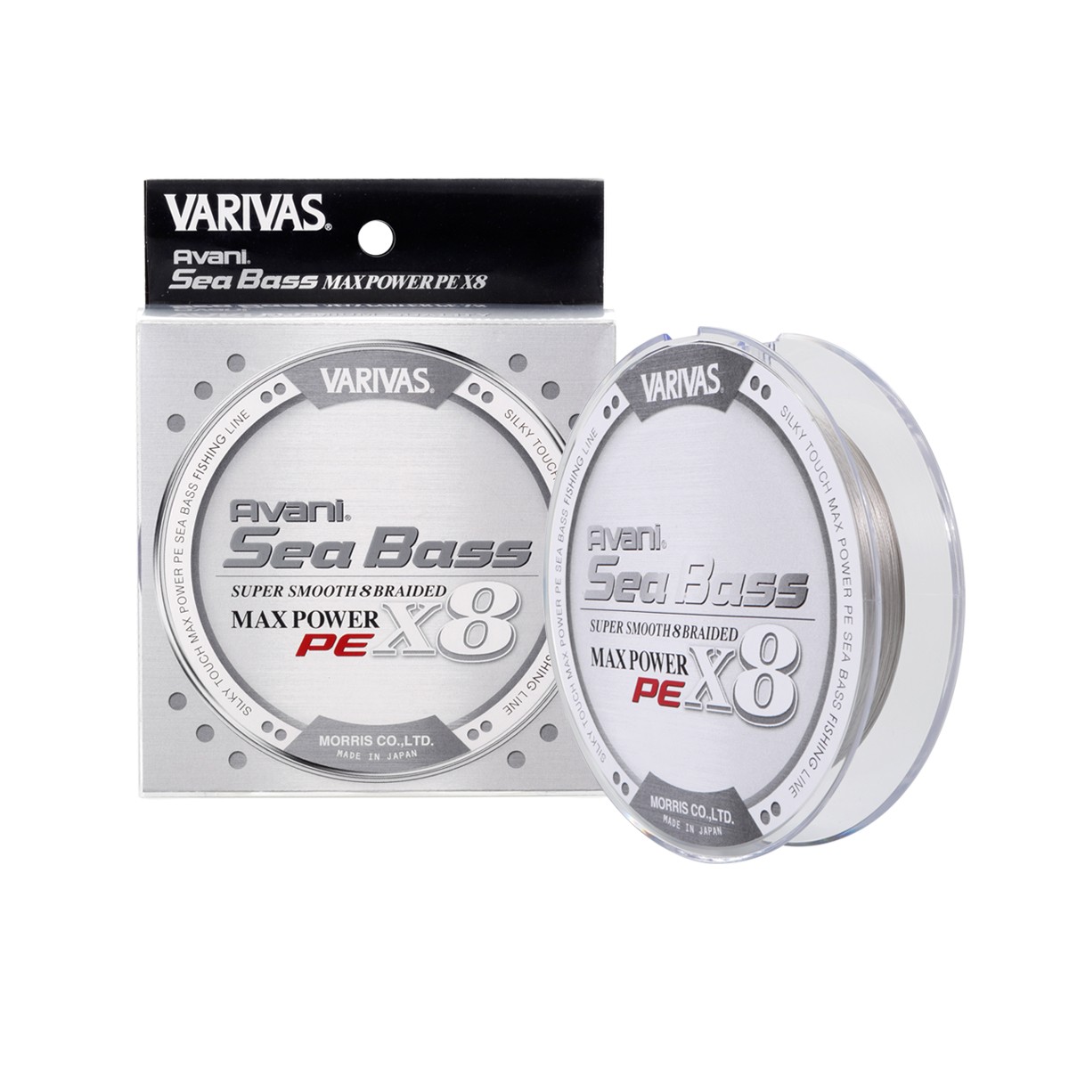Шнур Varivas Avani Seabass Max Power X8 s.gray 150м PE 1.0 - фото 1