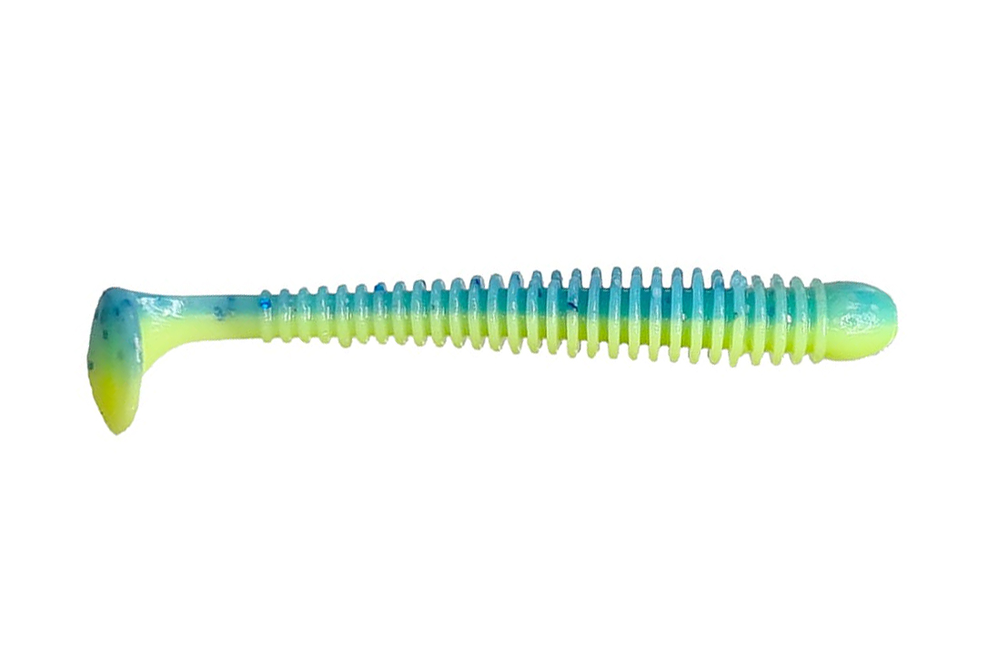 Приманка Crazy Fish Vibro worm 3,4" 13-85-40d-6-F   - фото 1