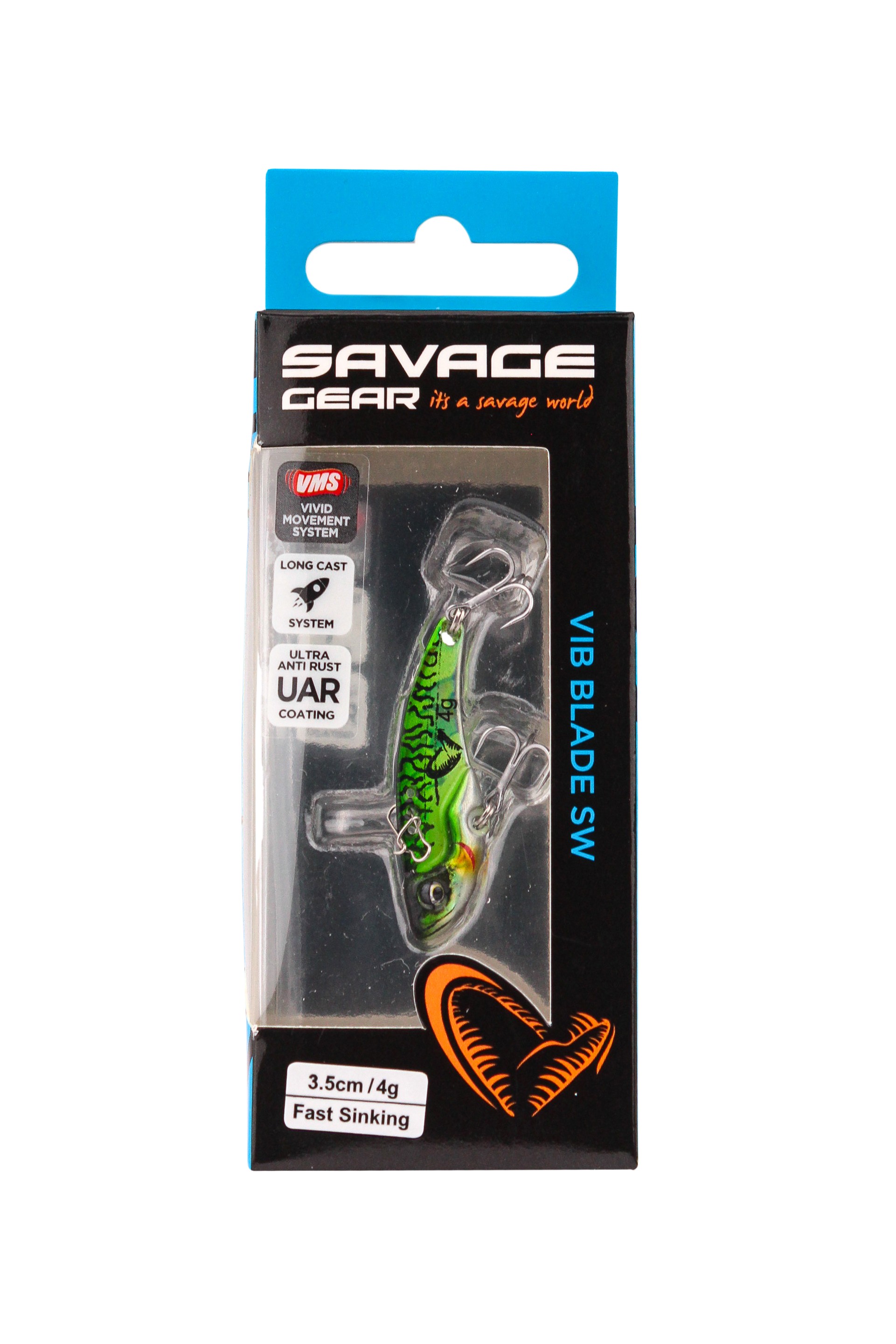 Блесна Savage Gear Vib blade SW 3,5см 4гр fast sinking green mackerel - фото 1