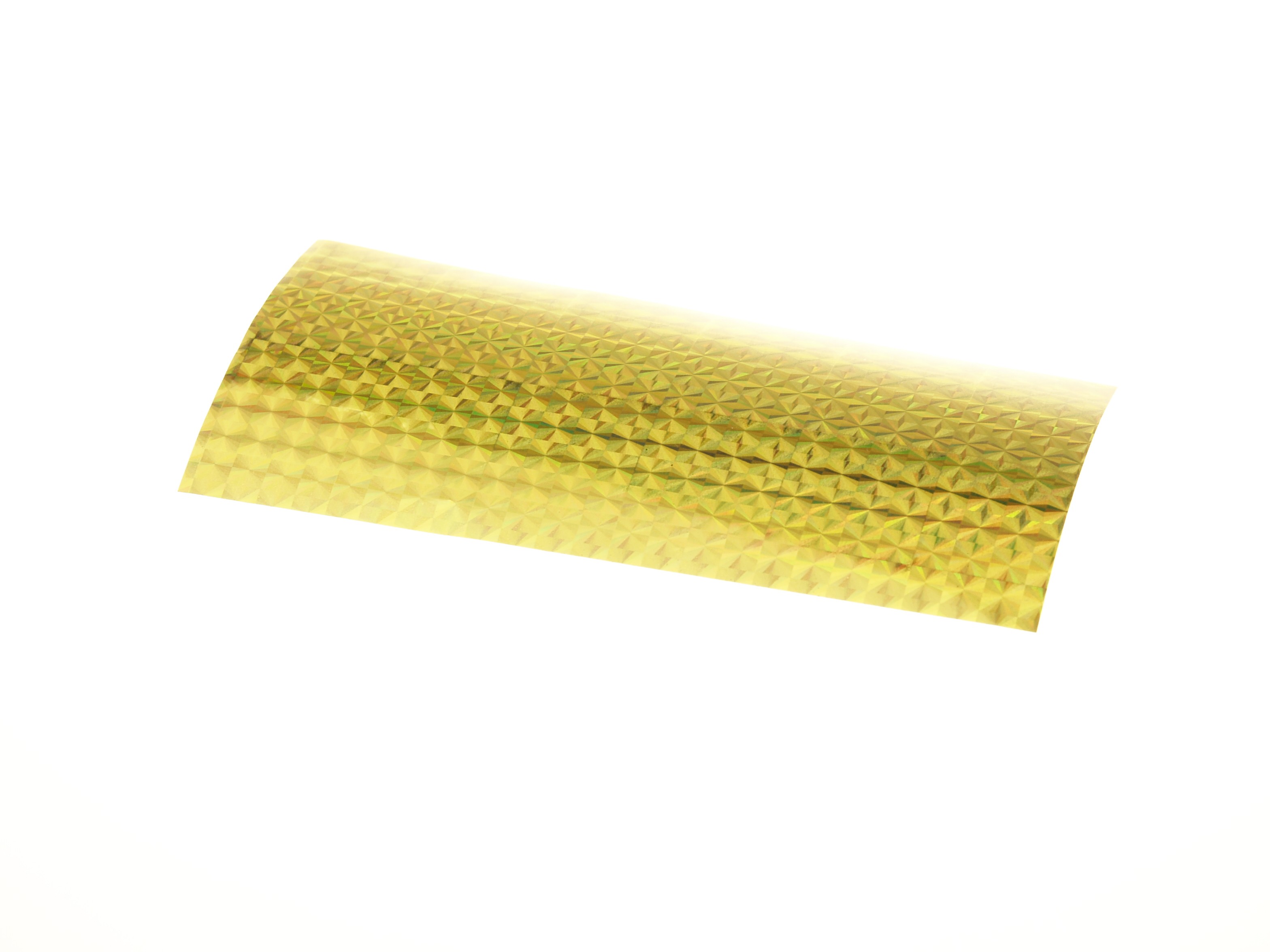 Наклейка Akara голографическая тип T2 8х12 см желтая - фото 1