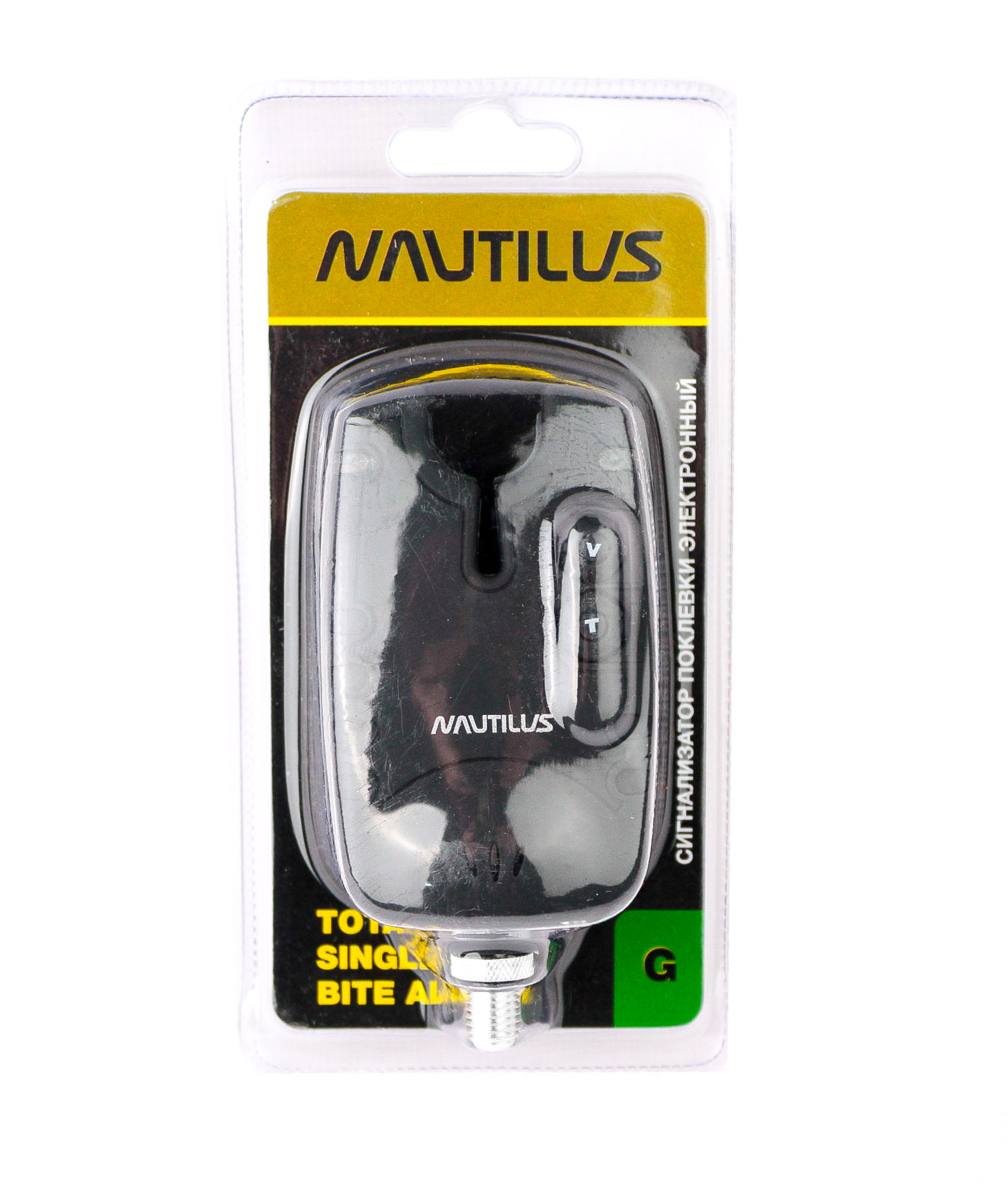 Сигнализатор электронный Nautilus Total Single Bite Alarm TSBA  green - фото 1