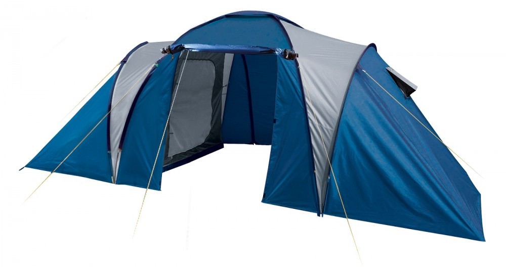 Палатка Jungle Camp Toledo twin 4 синий/серый - фото 1