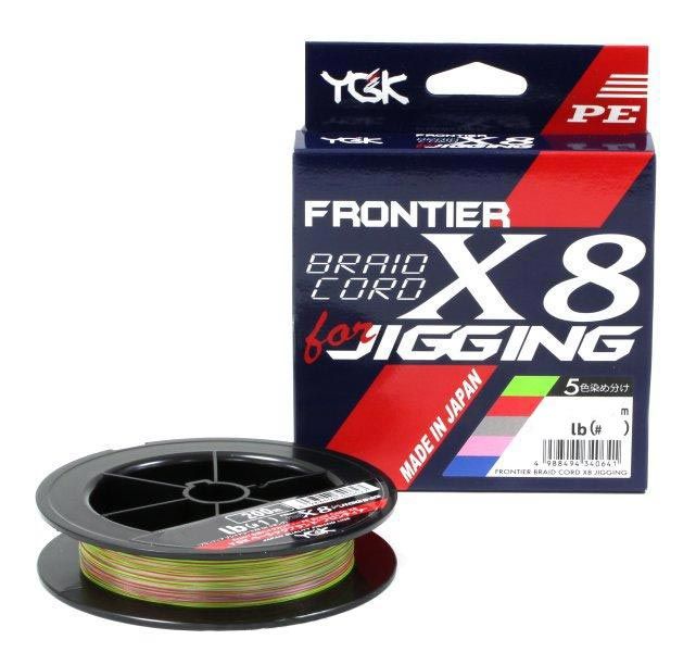 Шнур YGK Frontier Braid Cord X8 for Jigging 200м PE 2,0 - фото 1