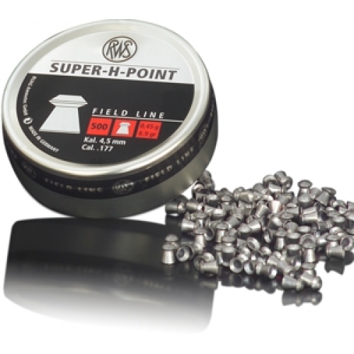 Пульки RWS Super-H-Point 0.45 гр 500 шт 5.5 мм - фото 1