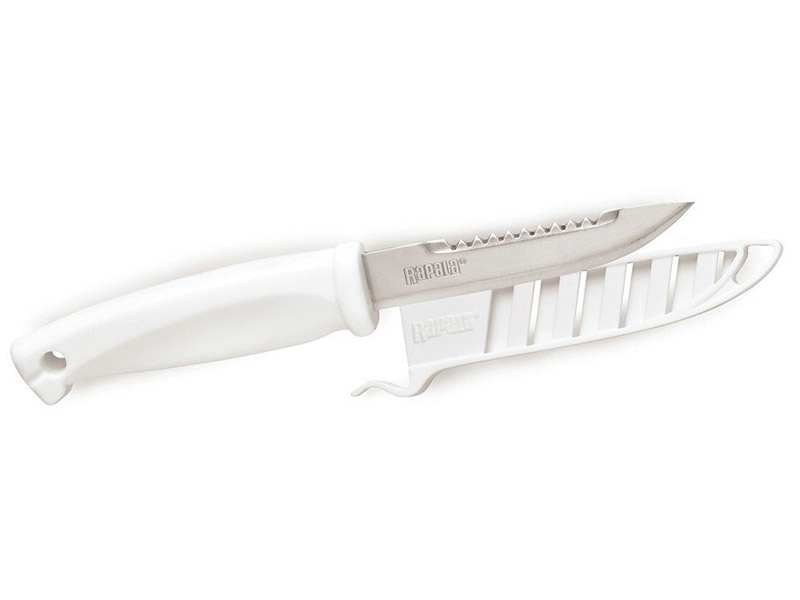Нож Rapala фиксированный клинок рукоятка пластик стропорез - фото 1