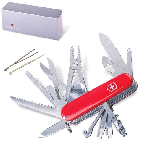 Нож Victorinox SwissChamp 91мм 33 функции красный