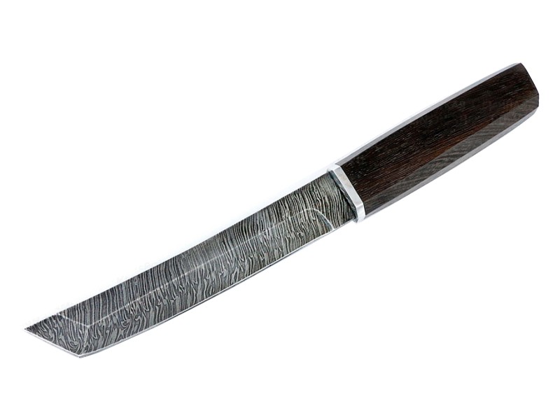 Нож ИП Семин Танто 2 дамасская сталь венге - фото 1