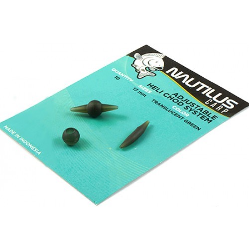 Бусина Nautilus Adjustable helicopter chod system green