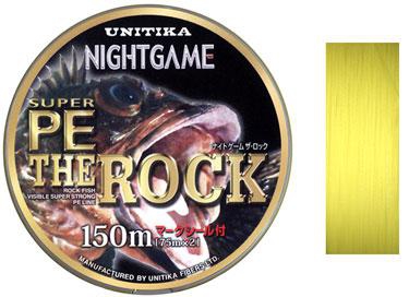 Шнур Unitika Nightgame PE rock 150м 0,165мм 7кг