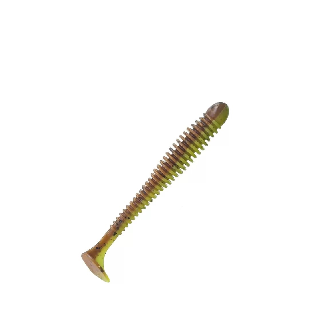Приманка Crazy Fish Vibro worm 3,4" 13-85-4d-6 - фото 1