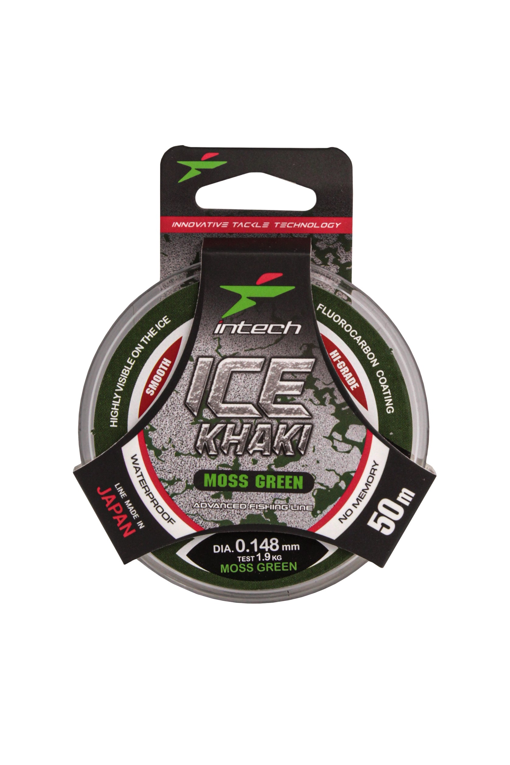 Леска Intech Ice Khaki moss green 50м 0.148мм 1.9кг