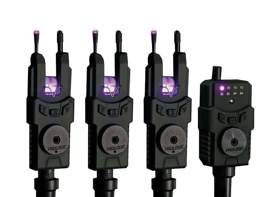 Набор сигнализаторов Prologic SMX alarms custom black WTS purple edition 3+1 - фото 1