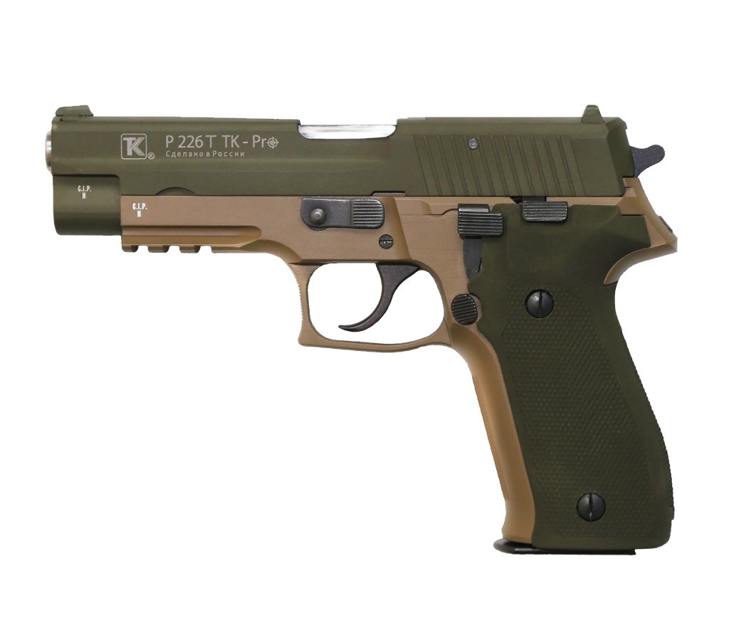 Пистолет Техкрим Р226Т ТК-Pro 10х28 SIG-Sauer green ОООП - фото 1