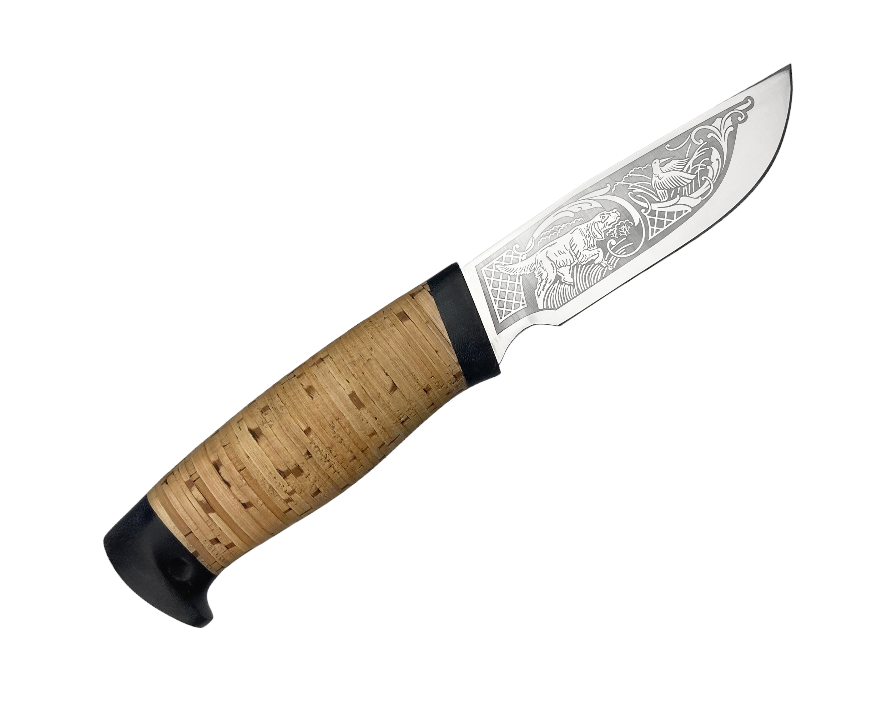 Нож Росоружие Сталкер 2 ЭИ-107 береста рисунок - фото 1