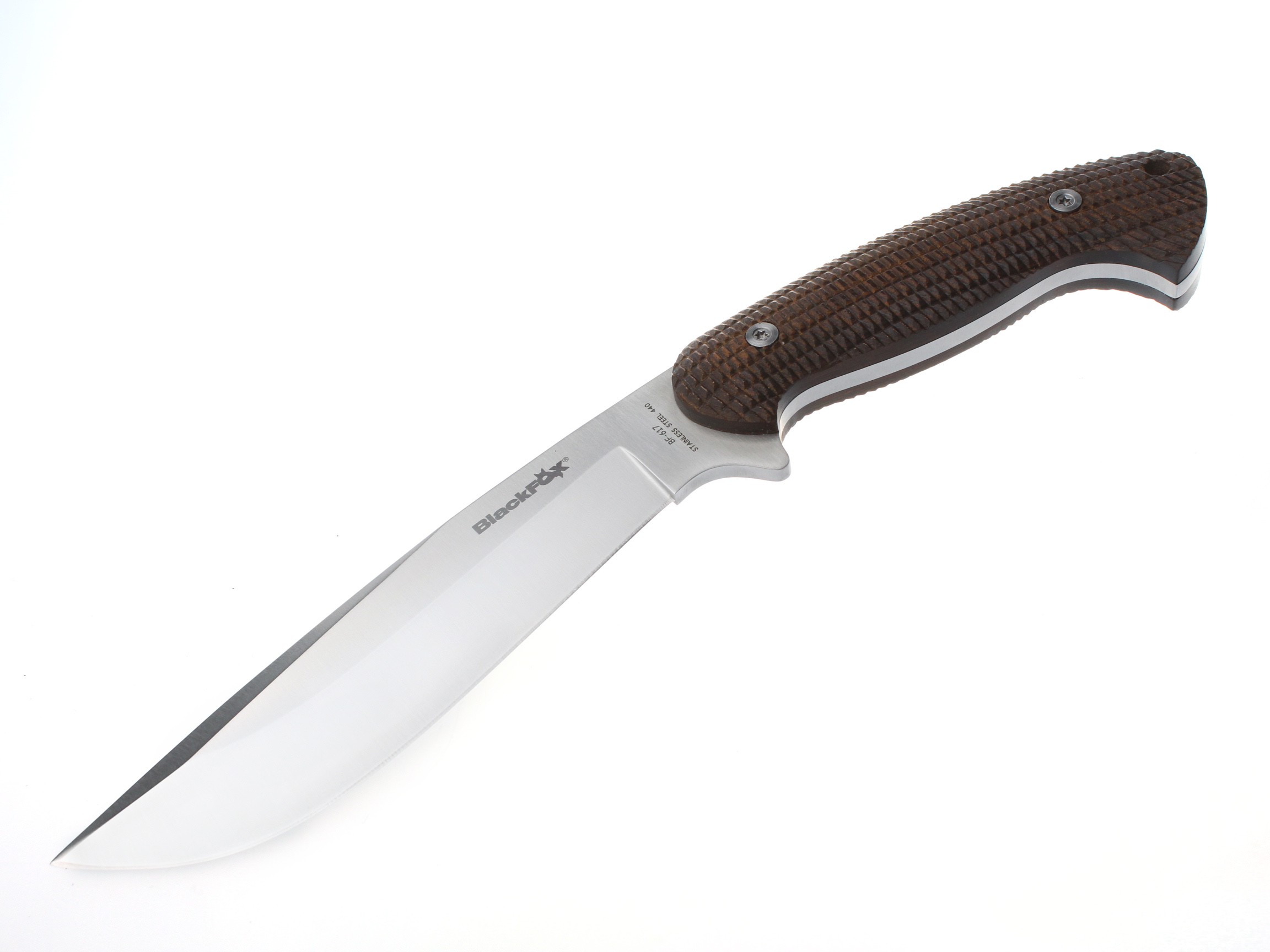 Нож Fox Knives Hunting Knife фиксированный клинок 14,5см 440A рукоять дерево - фото 1