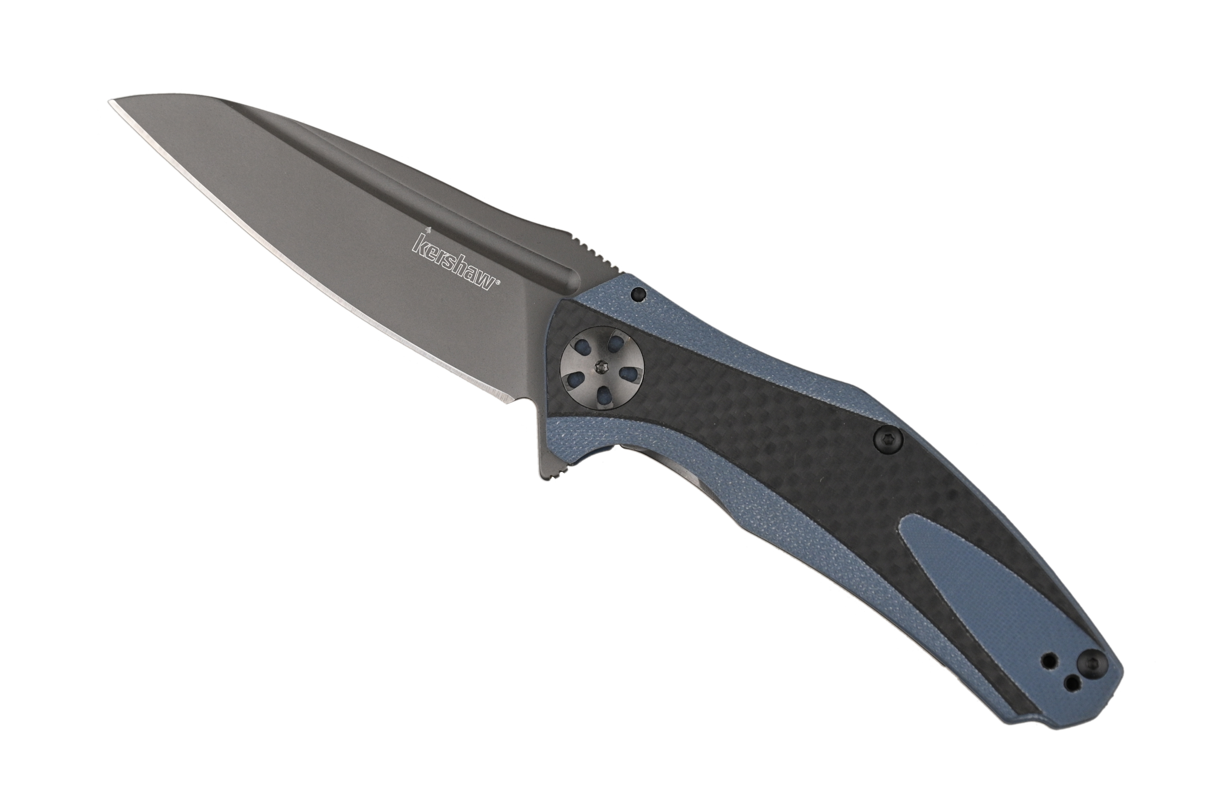 Нож Kershaw Natrix складной G10 карбон сталь 8Cr13MoV серый клинок - фото 1