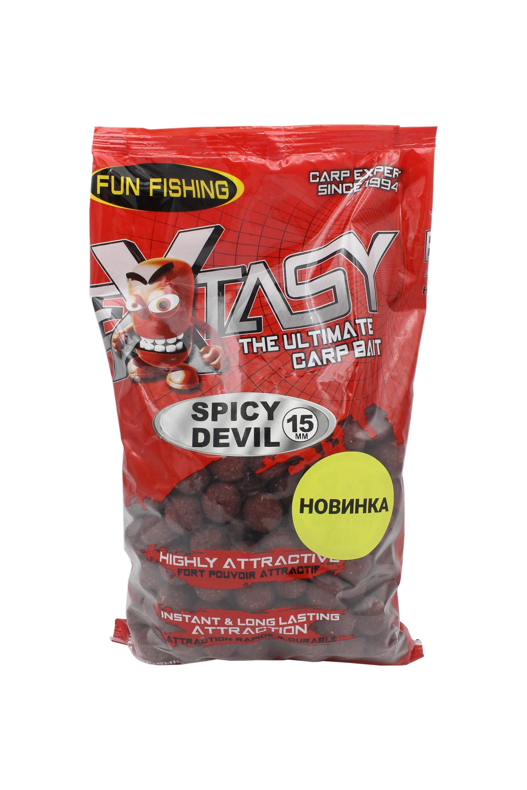 Бойлы Fun Fishing Extasy Spicy Devil 15мм 800г 