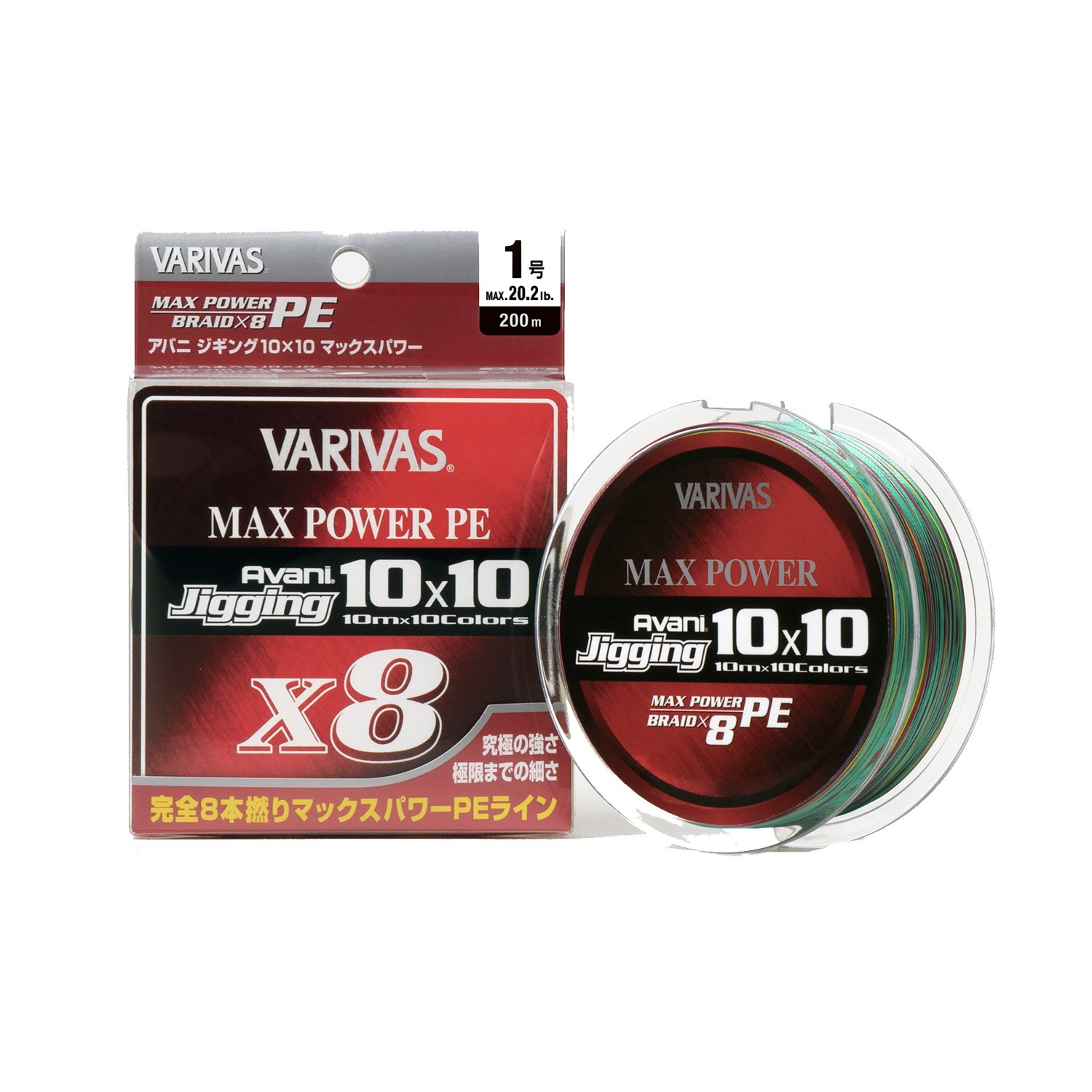 Шнур Varivas Avani Jigging 10x10 Max Power PE X8 200м PE 3.0 - фото 1