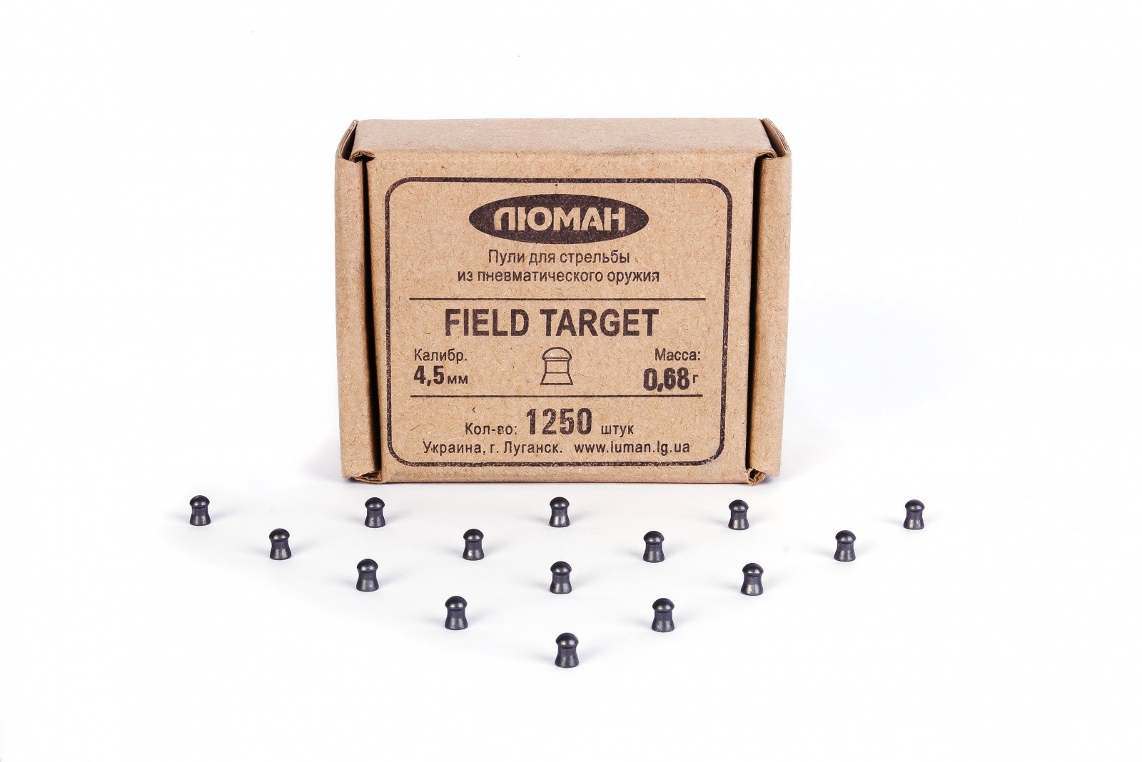 Пульки Люман Field Target 0,68 гр 1250 шт - фото 1