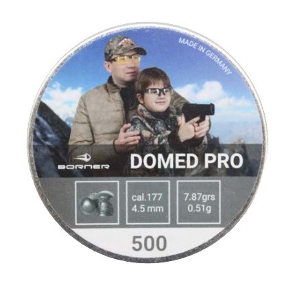 Пульки Borner Domed Pro 4,5мм 0.51г 500 шт - фото 1