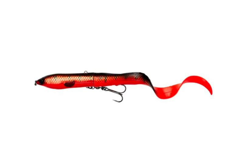 Приманка Savage Gear 3D Hard Eel 2+1 17см 50гр Slow Sikking Red N Black - фото 1