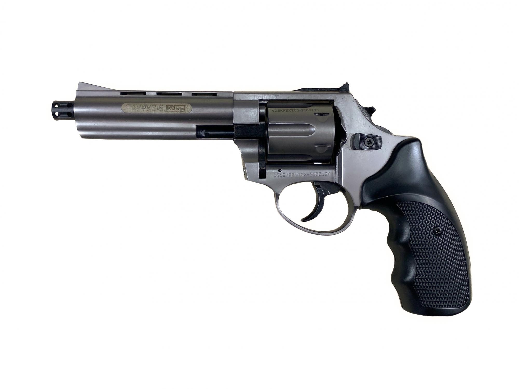 Револьвер Курс-С Таурус-S 10ТК сигнальный 4,5&quot; 5,5мм фумо графит