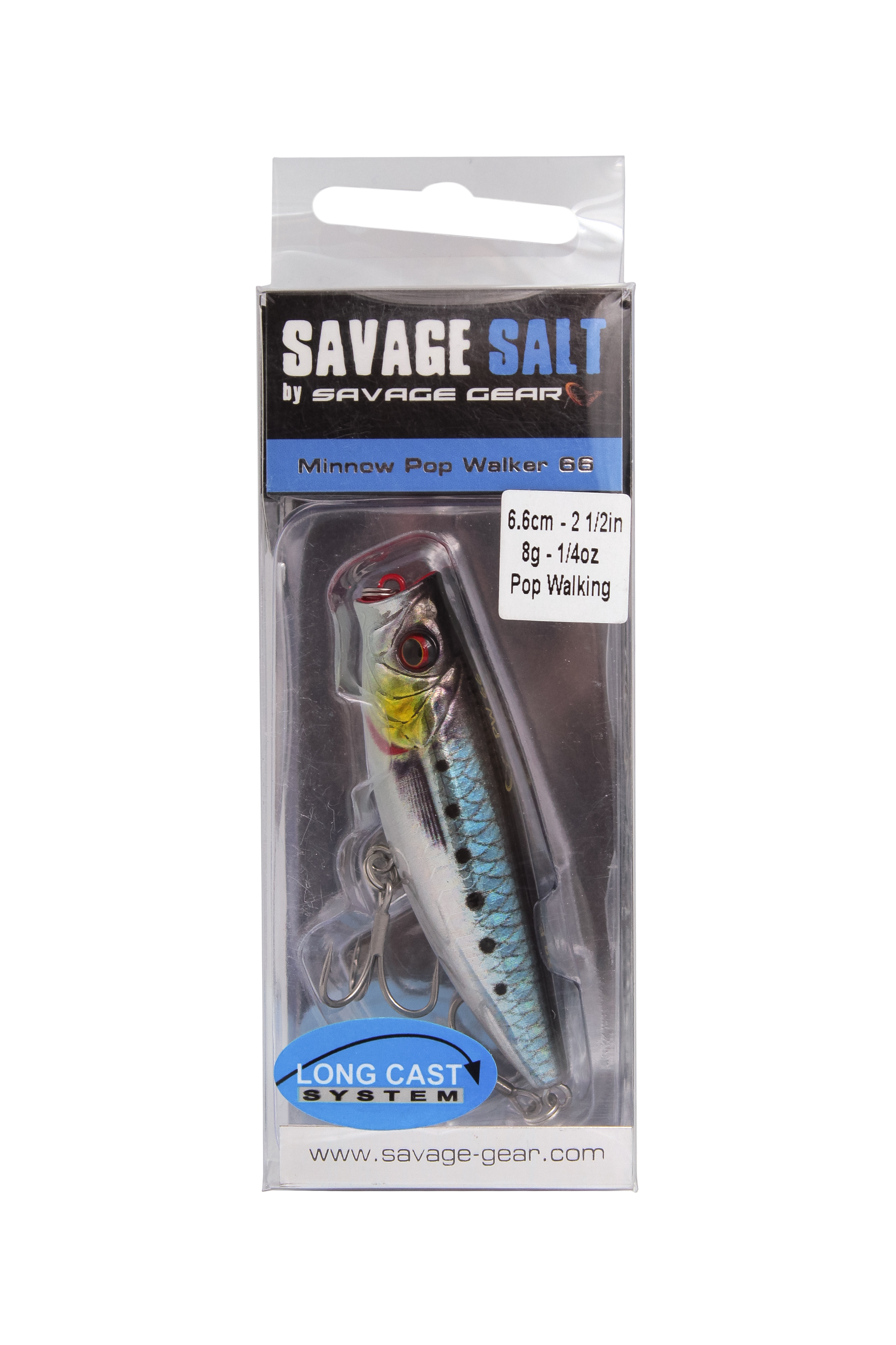 Воблер Savage Gear 3D minnow pop walker 6.6см 8гр  F sardine PHP - фото 1