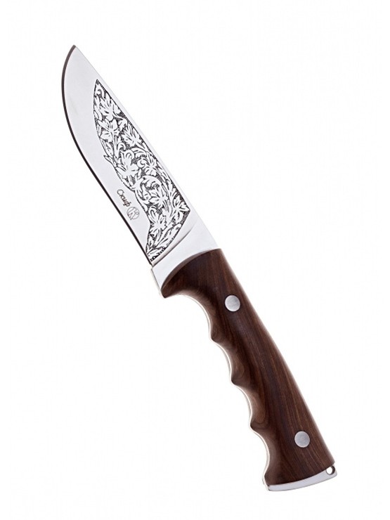 Нож Кизляр Скиф разделочный рукоять кавказский орех - фото 1