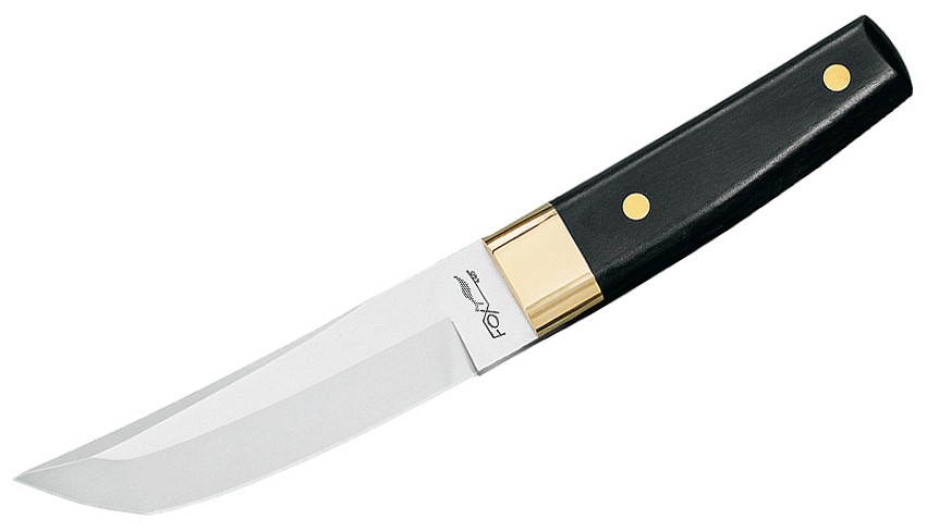 Нож Fox Tanto фиксированный клинок сталь 4119 nitro-B рукоять микарта - фото 1