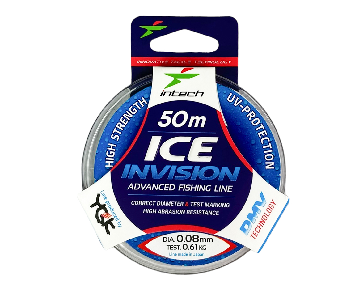 Леска Intech Invision Ice Line 50м 0.08мм 0.61кг - фото 1