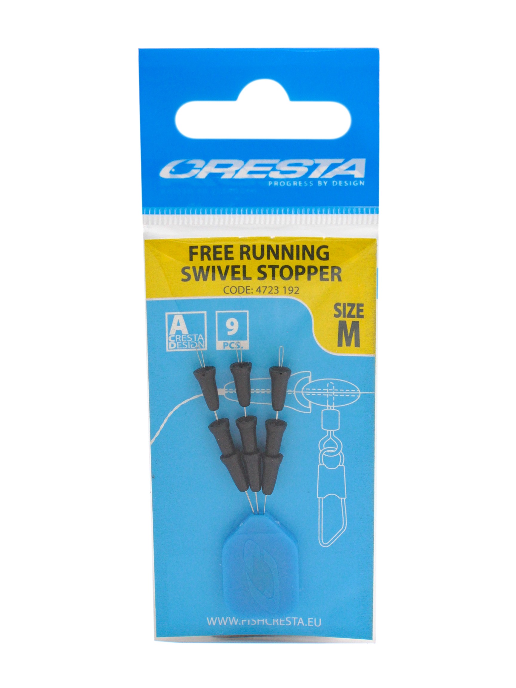 Стопор Cresta free running swivel stoppers medium - фото 1