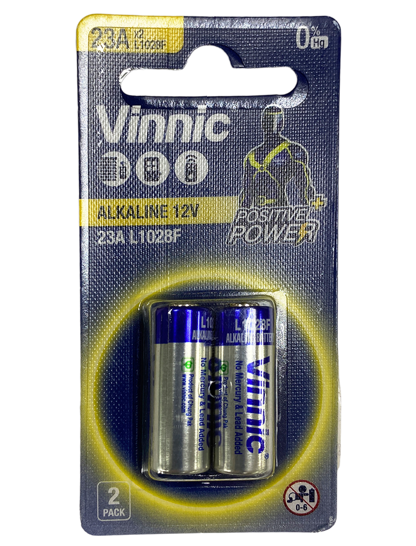 Батарейка VINNIC A23 12В уп.2шт - фото 1