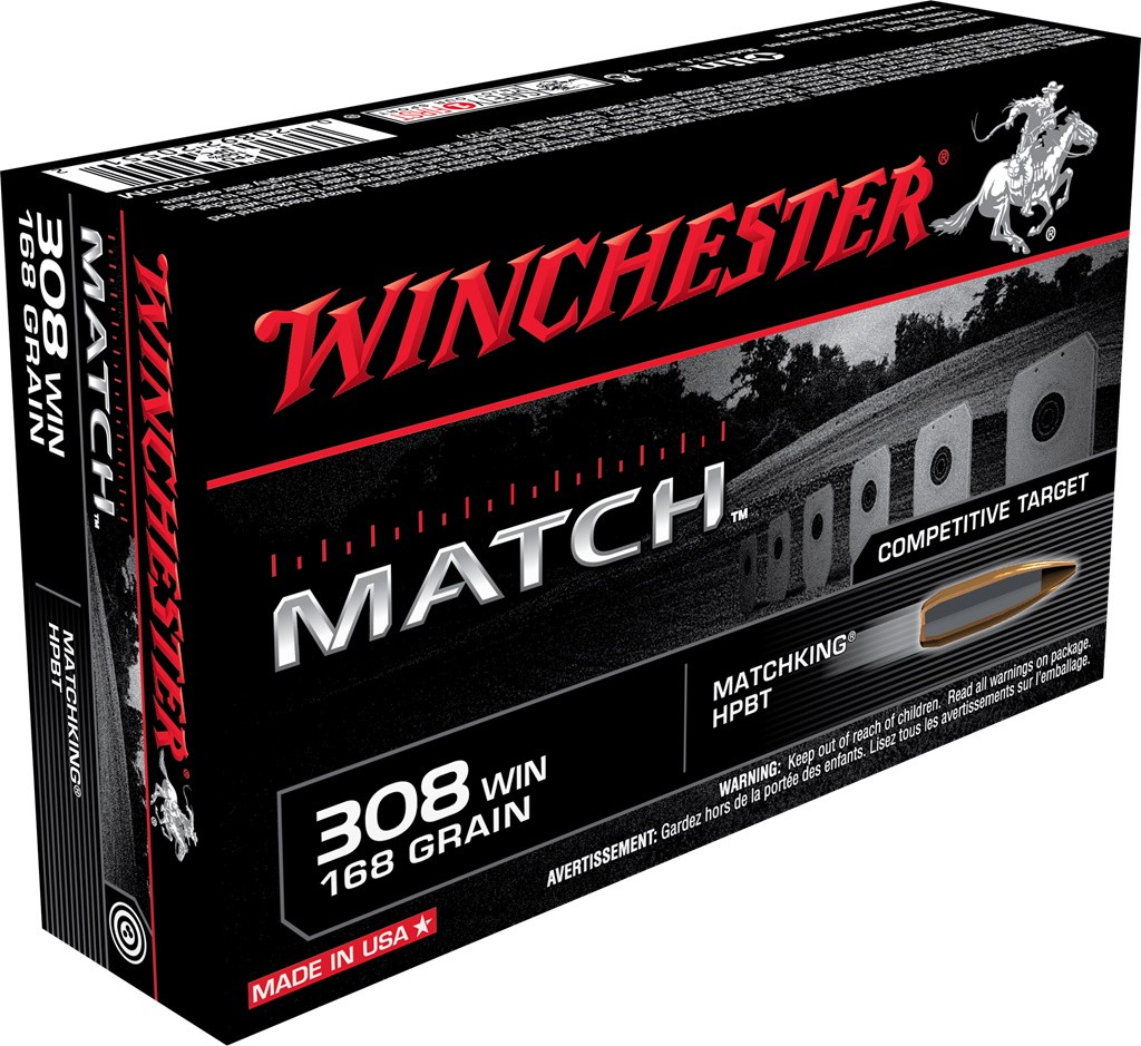 Патрон 308Win Winchester Match HPBT 10,9гр 1/20