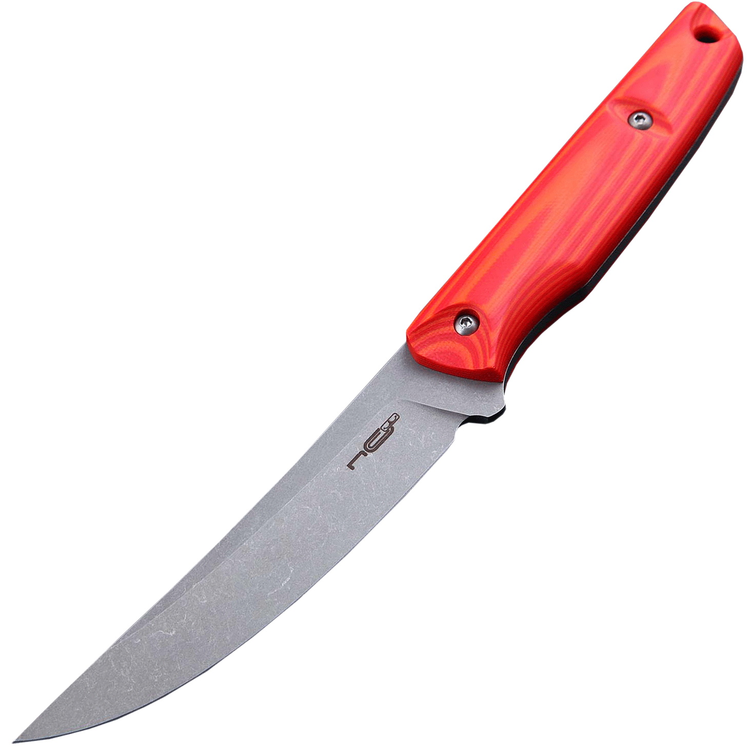 Нож NC Custom Scar stonewashed G10 orange - фото 1