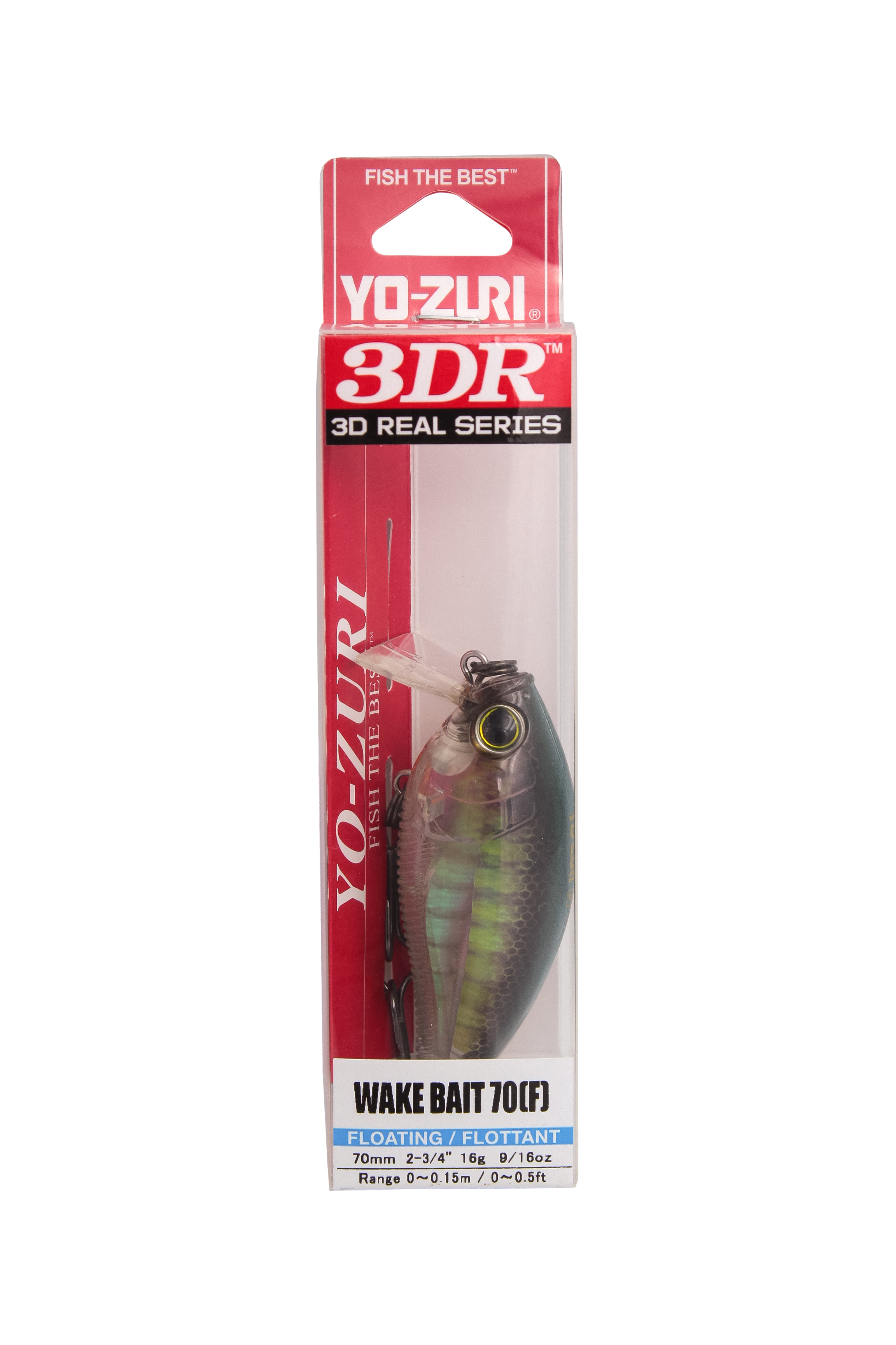 Воблер Yo-Zuri 3DR wake bait 70F R1314 RBG - фото 1