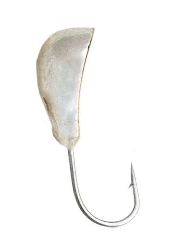 Мормышка Lumicom Волжская уралка вольф с отв 3,0мм Ag 1/10 - фото 1